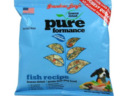 Grandma Lucys Dog Pure Fish Chickpea Trial 1.5 Oz. (Case Of 6) Online Sale