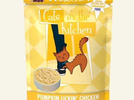 Cats In The Kitchen Pumpkin Licking Chicken in Pumpkin Soup 3oz. Pouch (Case of 12) Fashion