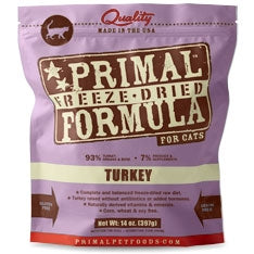 Primal Pet Foods Freeze Dried Cat Food- 5.5oz.- Turkey For Discount