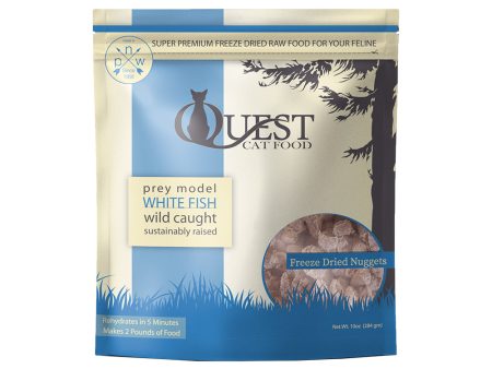 Steves Cat Quest Freeze Dried Nuggets Whitefish 10oz. For Discount