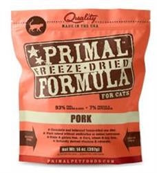 Primal Pet Foods Freeze Dried Cat Food Pork 5.5oz. Online now