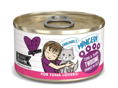 BFF Cat Tuna and Tilapia Twosome Dinner in Gele 3oz. (Case of 24) Online Hot Sale