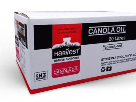 Harvest Premium Canola Oil 20L, Natural Goodness For Discount