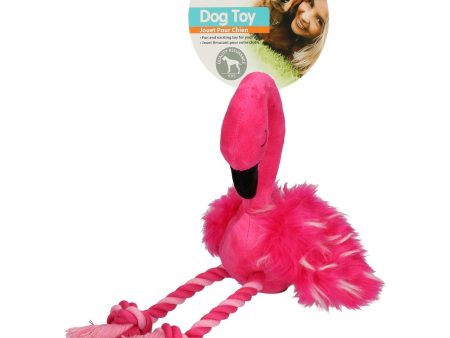 Pawise Flamingo Met Poten Van Touw Rosa Discount