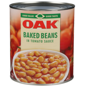 OAK Baked beans in tomato sauce 3kg Hot on Sale