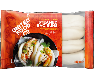 Asian Kitchen Steamed Bao Buns Mini 32gx15pc on Sale