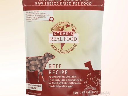 Steve’s Freeze-Dried Raw Beef Dog Food Discount