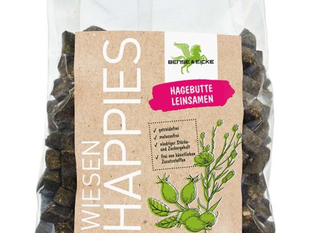 Bense & Eicke Pferdeleckerli Wiesen Happies Hagebutte Leinsamen Supply