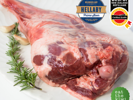 NZ Hellaby Prime Lamb Leg (Bone In).  (Avg weight 2-2.4kg). Price KG. Average price per Leg: 94WST- 113WST Online now