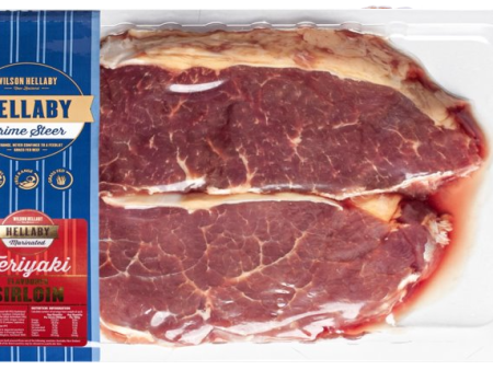 Hellaby BEEF MARINATED SIRLOIN STEAK  TERIYAKI  296gm-458g  $22-$34 PER PACK 
 Price below per KG For Cheap