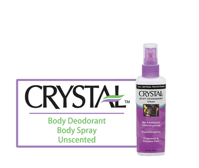 Crystal Body Deodorant Body Spray - Unscented For Sale