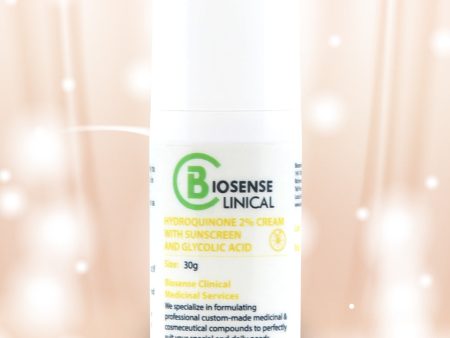 BiosenseClinical HQ 2% Cream - Sunscreen and Glycolic Acid Discount