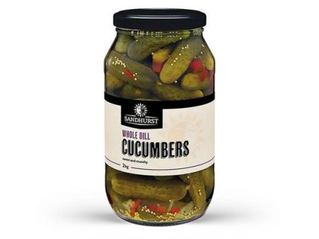 Sandhurst Gherkins  Cucumbers (With Dill) 1.9kg Fashion