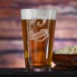 Custom Name Engraved Pint Pub Beer Glass For Cheap