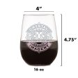 Eiffel Tower Stemless Wine Glass Hot on Sale