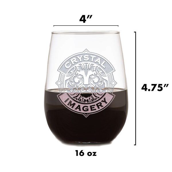 Eiffel Tower Stemless Wine Glass Hot on Sale