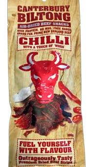 Canterbury NZ Chilli Biltong 100g Online