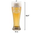 Monogram Pilsner Beer Glass For Discount