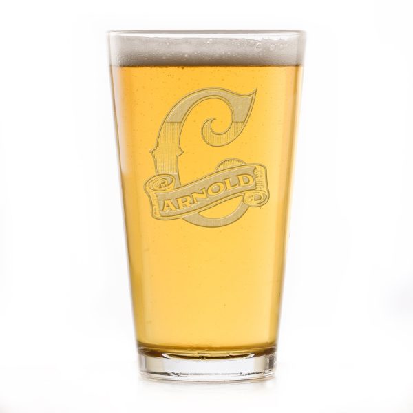 Custom Name Engraved Pint Pub Beer Glass For Cheap