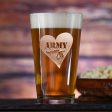 Army Mom Pint Pub Glass Discount