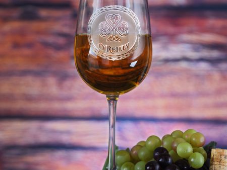 Irish Celtic Wine Glass Sale