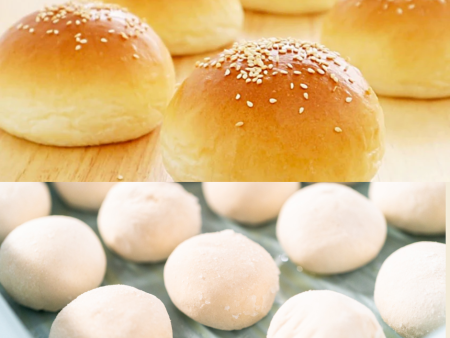 Brioche Hamburger Buns 120 x 100g, Frozen For Cheap