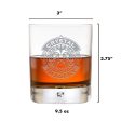 Laser Etched Your Logo Bormioli Bar Glass With Bubble Sham Fashion