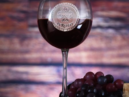 Irish Red Wine Glass Online now