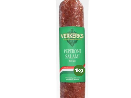 Verkerks Pepperoni Salami 1kg Roll For Sale