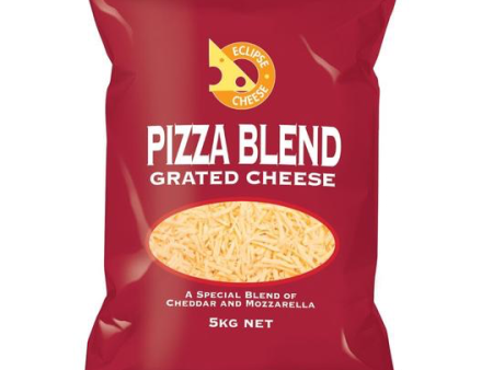 Pizza Blend Mozzarella + Cheddar Cheese Grated Packet 5kg Supply