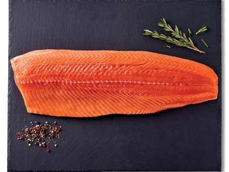 Salmon Fillets Atlantic  Skin on, Boneless Price  KG (1.7 - 1.9 kg) Each - Gold Pack Cheap