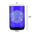 Pet Lover Gift, Personalized Dog Breed Blue Cocktail Glass For Sale