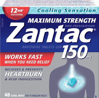 Zantac Tabs Cool Mint Fashion