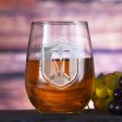 Shield Stemless Wine Glass Online