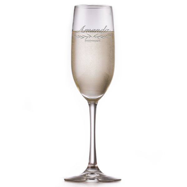 Bridesmaid Champagne Flute Wedding Favors Fashion