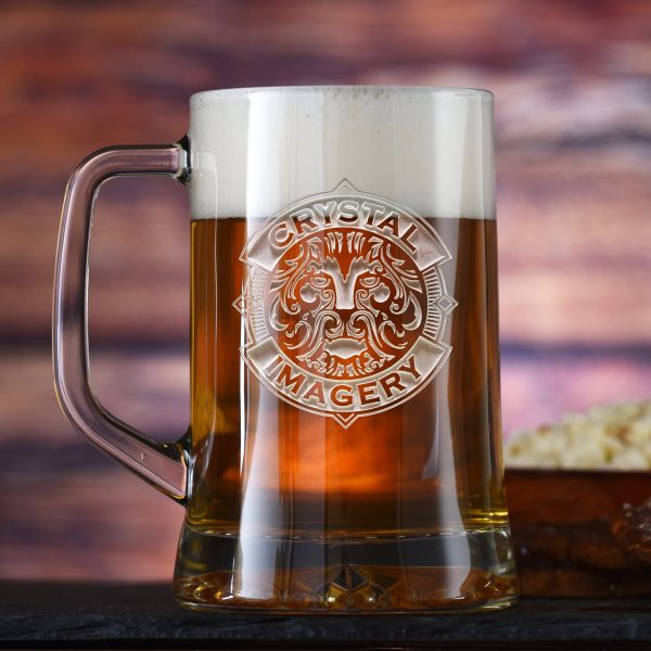 Custom Logo Beer Mugs (Set of 4) on Sale