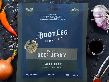 Bootleg Jerky Sweet Heat -Tangy, sweet, smokey and hot 80g Online