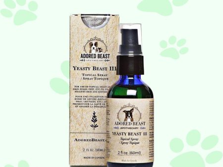 Adored Beast Yeasty Beast | Topical Spray for Dogs Online now