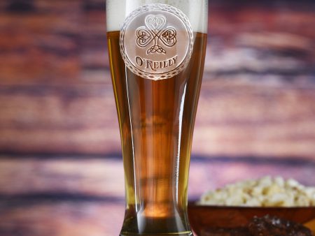 Irish Celtic Pilsner Beer Glass Hot on Sale