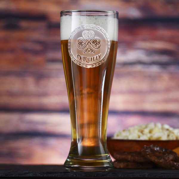 Irish Celtic Pilsner Beer Glass Hot on Sale