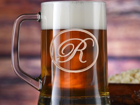 Beer Mug Engraved Monogram Online now