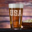 USA Pride Pint Pub Beer Glass Online