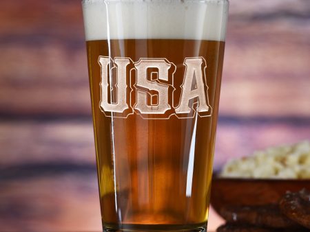 USA Pride Pint Pub Beer Glass Online