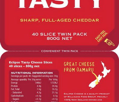 NZ Eclipse cheese Tasty Slices 800g Cheap