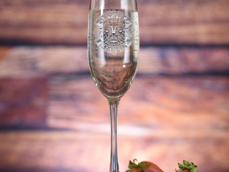 Logo Champagne Flute Hot on Sale