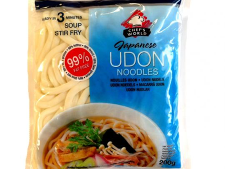 Chef World Udon Noodles (Wet) 200g. Each Online Hot Sale