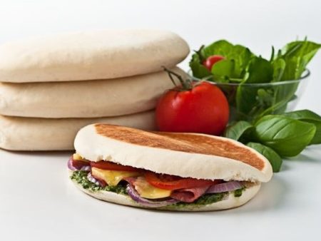 Panini Plain Frozen 10pc x125g per pack Online now