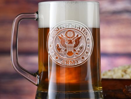 Engraved Army Beer Mug Online Hot Sale