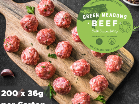 Green Meadows Prime Beef meat balls 33g x 120 balls per carton 4kg Online Sale