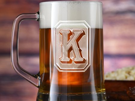 Monogram Full Emerald Design Beer Mug Online Sale